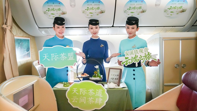 空中推介活動(dòng)。吳梅珍攝